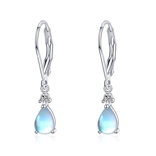 Regenbogen Mondstein Tropfen Ohrringe Edelsteine Ovale L¨¹nette Set 925 Sterling Silber Leverback Creolen f¨¹r Frauen Teen mit Schmuck Ohrringe Geschenkbox Regenbogen Mondstein Tropfen Ohrringe Edelsteine Ovale L¨¹nette Set 925 Sterling Silber Leverback Creolen f¨¹r Frauen Teen mit Schmuck Ohrringe Geschenkbox