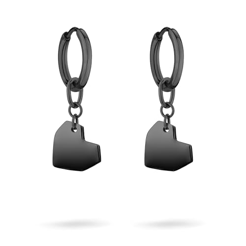 Liebeskind Berlin Creolen LJ-1485-E-26 IP Black