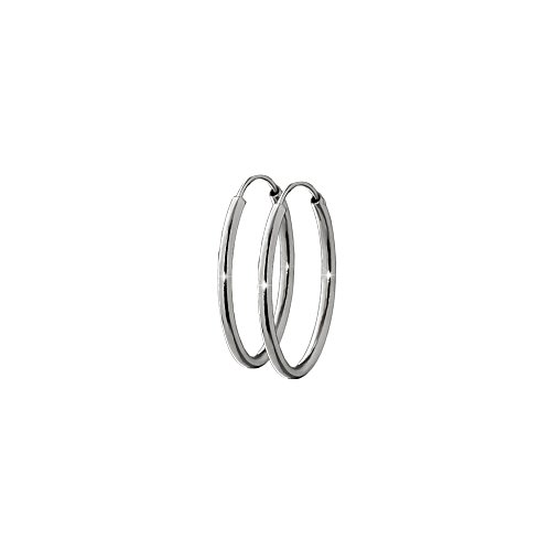 NKlaus Silber Paar 925 Sterlingsilber Creolen Ohrringe Ohrschmuck Ohrhänger Rhodiniert 70mm 7423 NKlaus Silber Paar 925 Sterlingsilber Creolen Ohrringe Ohrschmuck Ohrhänger Rhodiniert 70mm 7423