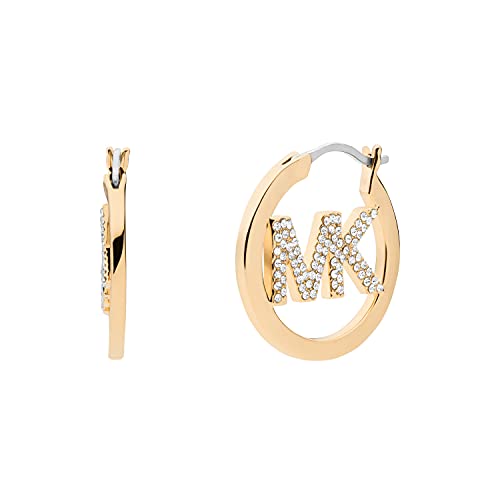 Michael Kors Damen-Creolen Edelstahl goldfarben, 0.70 Length, Messing, Kein Edelstein Michael Kors Damen-Creolen Edelstahl goldfarben, 0.70 Length, Messing, Kein Edelstein