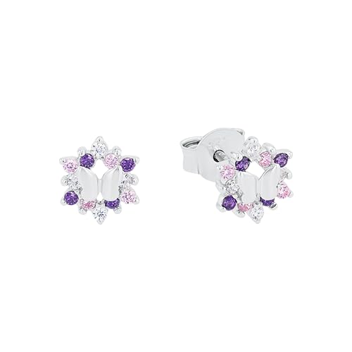 Prinzessin Lillifee Kinder-Ohrstecker Mädchen Schmetterlinge 925 Silber rhodiniert Zirkonia mehrfarbig - 566742, 9245598, Einheitsgröße Prinzessin Lillifee Kinder-Ohrstecker Mädchen Schmetterlinge 925 Silber rhodiniert Zirkonia mehrfarbig - 566742, 9245598, Einheitsgröße
