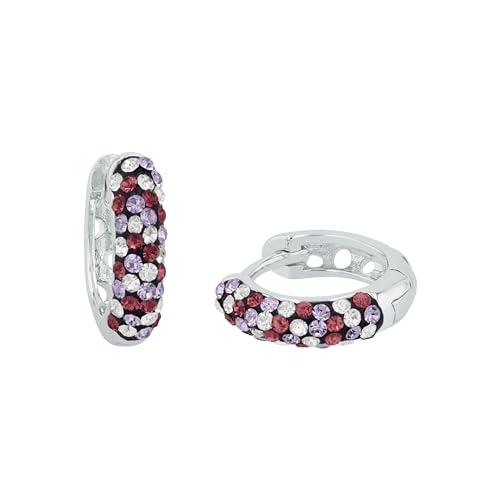 Prinzessin Lillifee Creolen 925 Sterling Silber Mädchen Kinder Ohrschmuck, mit Preciosa, 1,3 cm, Silber, Kommt in Schmuck Geschenk Box, 2035297 Prinzessin Lillifee Creolen 925 Sterling Silber Mädchen Kinder Ohrschmuck, mit Preciosa, 1,3 cm, Silber, Kommt in Schmuck Geschenk Box, 2035297