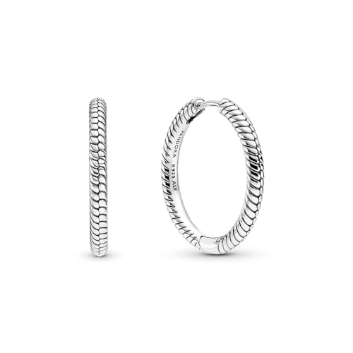 PANDORA Damen Ohrstecker  Creolen  silber 299532C00