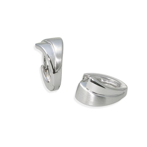 Amor Silber 925, Creole, klein(<15 mm),Scharnier,matt/glänzend,Uni,kein Amor Silber 925, Creole, klein(<15 mm),Scharnier,matt/glänzend,Uni,kein