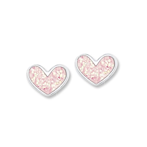 Prinzessin Lillifee Ohrstecker 925 Sterling Silber Mädchen Kinder Ohrschmuck, 0,4 cm, Rosa, Herz, Kommt in Schmuck Geschenk Box, 9048885 Prinzessin Lillifee Ohrstecker 925 Sterling Silber Mädchen Kinder Ohrschmuck, 0,4 cm, Rosa, Herz, Kommt in Schmuck Geschenk Box, 9048885