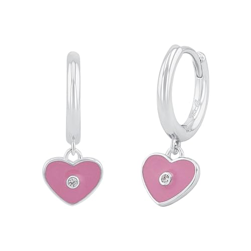 Prinzessin Lillifee Creolen 925 Sterling Silber Mädchen Kinder Ohrschmuck, mit Zirkonia synth., 1,8 cm, Silber, Herz, Kommt in Schmuck Geschenk Box, 2035982 Prinzessin Lillifee Creolen 925 Sterling Silber Mädchen Kinder Ohrschmuck, mit Zirkonia synth., 1,8 cm, Silber, Herz, Kommt in Schmuck Geschenk Box, 2035982