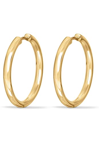 ESPRIT Damen-Creolen 925er Silber One Size Gelbgold 32023013 ESPRIT Damen-Creolen 925er Silber One Size Gelbgold 32023013