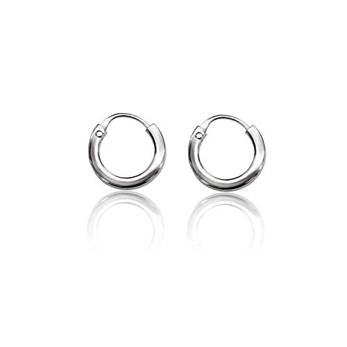SilberDream Ohrringe 10mm für Damen Herren 925 Silber Creolen klein SDO8711 Silber Creole SilberDream Ohrringe 10mm für Damen Herren 925 Silber Creolen klein SDO8711 Silber Creole