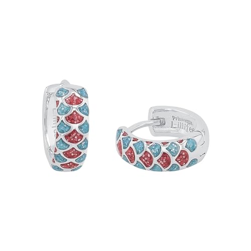 Prinzessin Lillifee Creolen 925 Sterling Silber Mädchen Kinder Ohrschmuck, 1,2 cm, Multicolor, Kommt in Schmuck Geschenk Box, 2031158 Prinzessin Lillifee Creolen 925 Sterling Silber Mädchen Kinder Ohrschmuck, 1,2 cm, Multicolor, Kommt in Schmuck Geschenk Box, 2031158