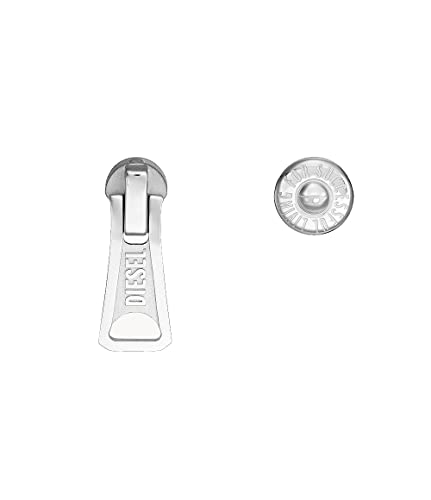 Diesel - Stahl Ohrringe Silber Ton Edelstahl für Männer DX1402SET