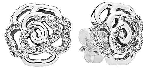 Pandora Ohrring Sterling-Silber, Cubic Zirkonia klar
