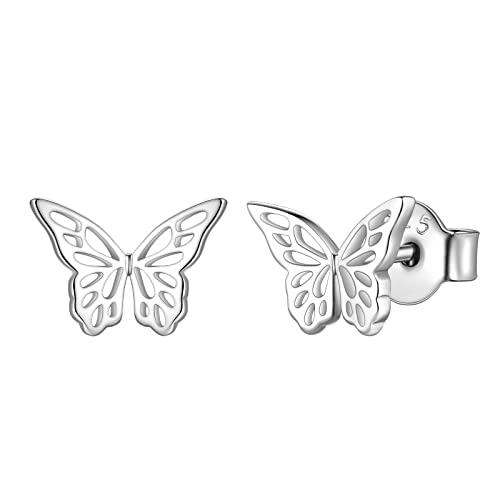 FindChic Paar Schmetterlinge Ohrstecker Damen Mädchen Kinder aus 925 Sterling Silber Chirurgenstahl Ohrringe Helix Ohrpiercing für Weihnachten Geburtstag Valentinstag FindChic Paar Schmetterlinge Ohrstecker Damen Mädchen Kinder aus 925 Sterling Silber Chirurgenstahl Ohrringe Helix Ohrpiercing für Weihnachten Geburtstag Valentinstag