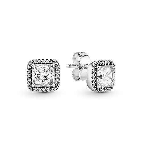 Pandora Damen-Ohrstecker Zeitlose Eleganz 925 Silber Zirkonia weiß - 290591CZ