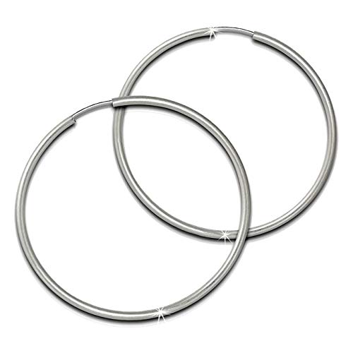 SilberDream Ohrringe 60mm Damen-Schmuck 925er Silber Creolen Simply SDO0976 Silber Creole SilberDream Ohrringe 60mm Damen-Schmuck 925er Silber Creolen Simply SDO0976 Silber Creole