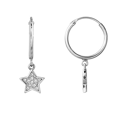Creolen - Sterlingsilber Zirkonia - Sternenzauber Creolen - Sterlingsilber Zirkonia - Sternenzauber