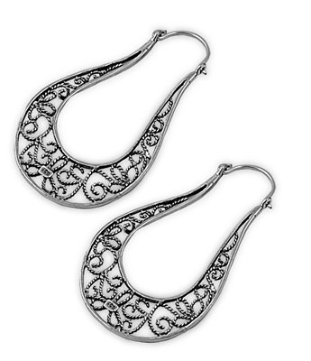 Kleine Schätze - Damen Ohrringe/Creolen - 925 Sterling Silber