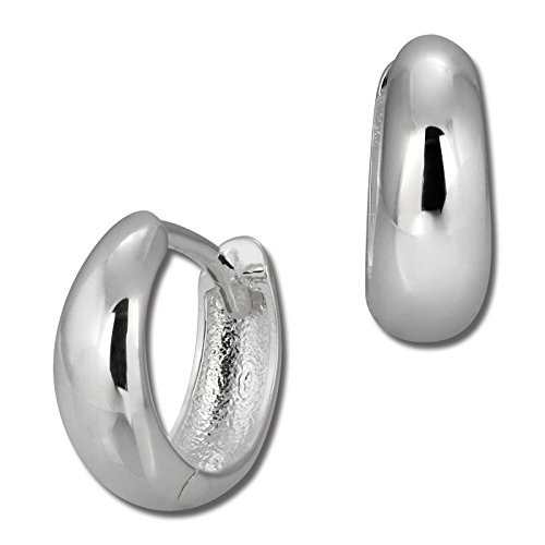 SilberDream Ohrringe 12mm Damen-Schmuck 925er Silber Creolen oval SDO390S Silber Creole SilberDream Ohrringe 12mm Damen-Schmuck 925er Silber Creolen oval SDO390S Silber Creole