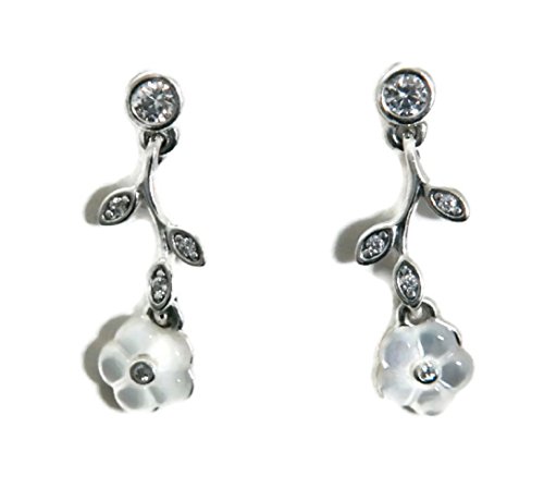 Pandora Damen Ohrstecker  Weiße Blüte  290699MOP
