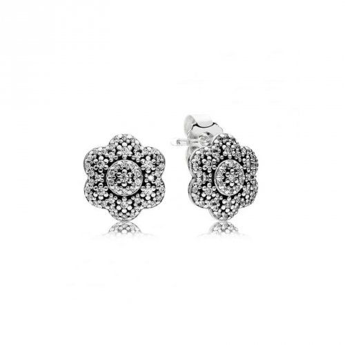 Pandora Eisblume Damen Ohrstecker 925 Sterlingsilber