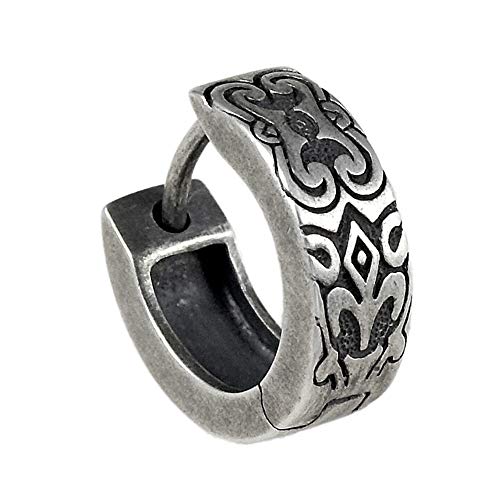 caï men Herren-Creole 925 Sterlingsilber vintage oxidized