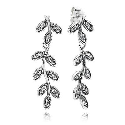 Pandora Damen-Ohrstecker 925 Silber Zirkonia weiß - 290565CZ